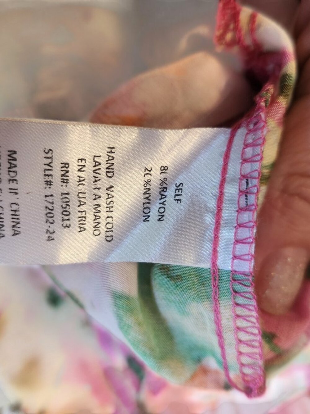 🌸 Emily Wonder Floral Blouse Size Large NWT Pink Ruffle Sleeve 🌸 - Picture 8 of 10